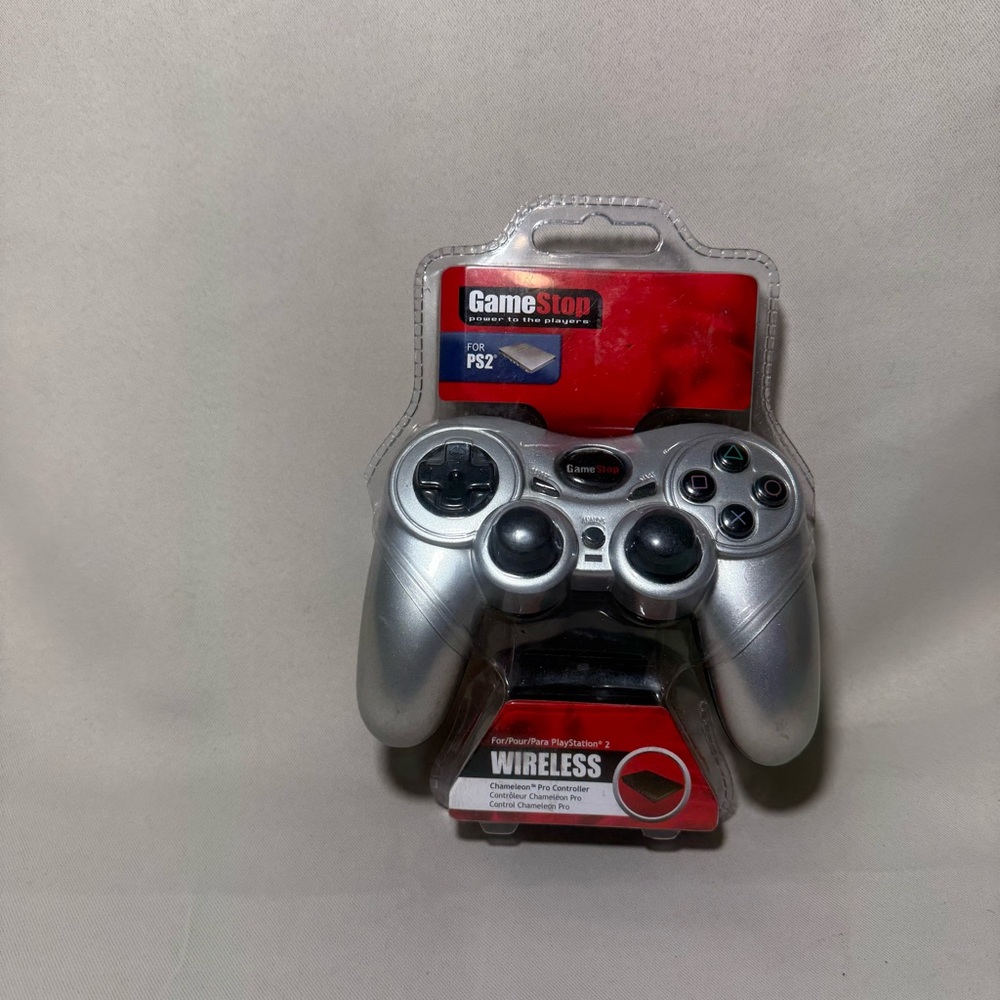 NEW PlayStation 2 Chameleon Pro Wireless Controller Silver